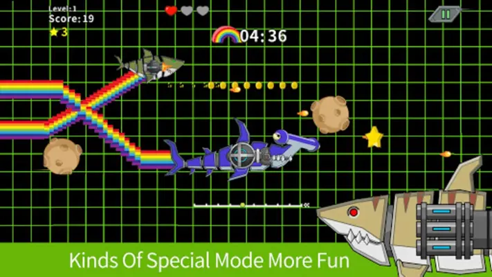 Robot Gun Shark Double Attack android App screenshot 3